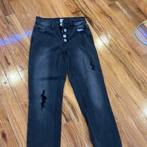 Gray girls Justice jeans